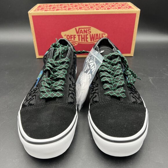 Vans Old Skool Dia de los Muertos Hummingbird Skate Shoe M9 W10.5 Black Blue NEW - Picture 3 of 16